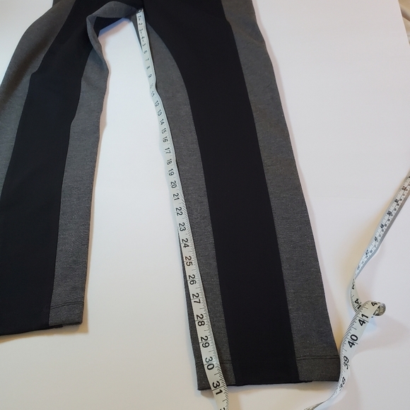 BCBGMAXAZRIA Dark Heather Charcoal Sasha Leggings Sz L - Picture 8 of 13